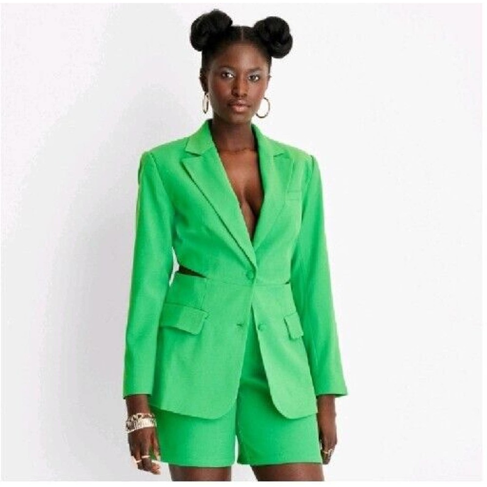 Women's Cut Out Blazer - Future Collective with Alani Noelle Size L